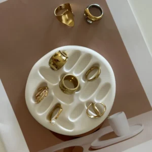 Joyería de resina para anillos y pendientes