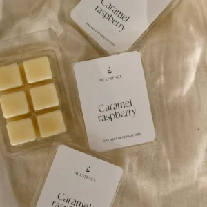 Wax melt con aroma a frambuesa caramelizada