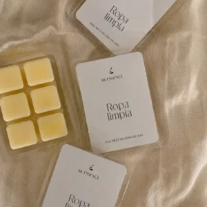 Wax melt con esencia a ropa limpia